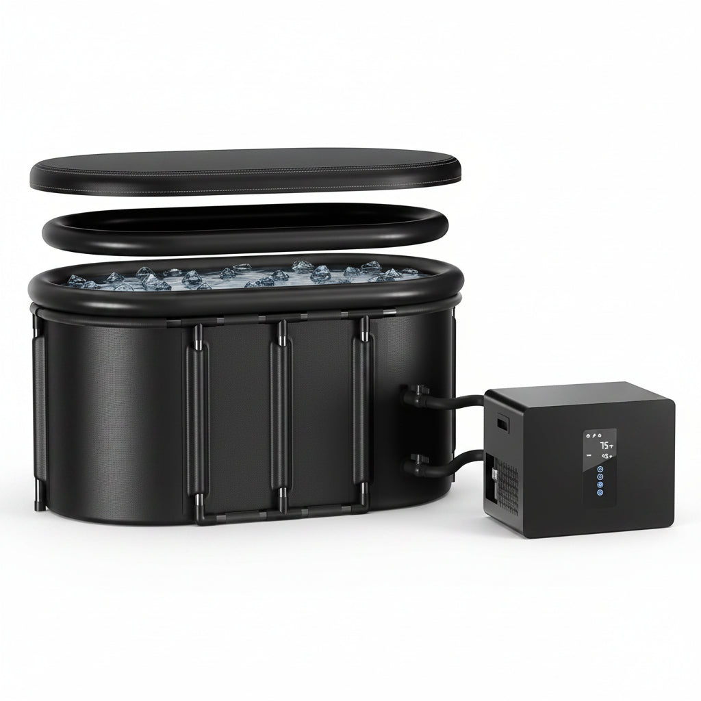 1/3HP Ice Bath Chiller & 148Gal Cold Plunge Tub Bundle