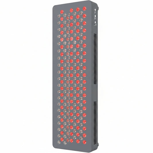 HG1000 Full Body Red Light Therapy Panel, 200 Leds, 660Nm Red & 850Nm Near-Infrared Light, Built-In Timer, Door Hanging Kit
