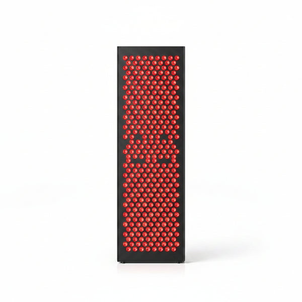 Red Light Therapy Box, 5In1 LED with 630-660-810-830-850, Metal Case, 3 Modes Red Light Panel with Soft Belt, 6 Timing Set - 9 Pulse Modes - 4-Level - Red Light Therapy Panel for Body