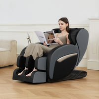 Zero Gravity Massage Chair, Shiatsu Massage Relaxation Recliner with Heating and Bluetooth, Black — product view 6